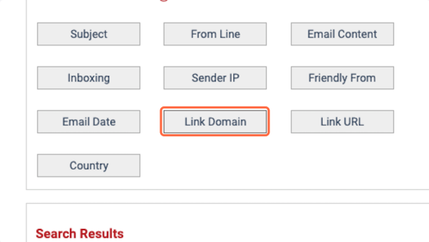 3. Add whichever search criteria you'd like in your report