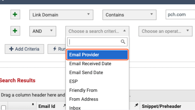 Click on Email Provider