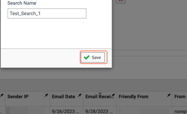 Click on "Save"