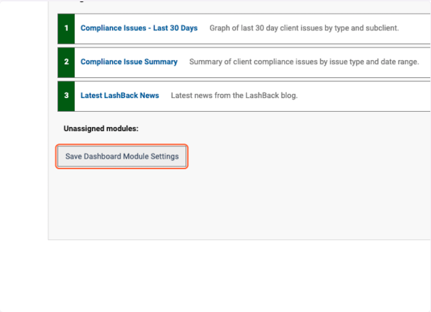 Click the save button at the bottom to set your new configuration